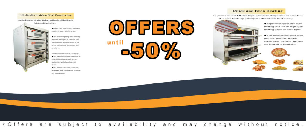 INTBUYING Commercial Pizza Oven 3-Tier Electric Pizza Oven – Large Capacity and Movable Design