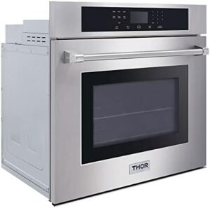 THOR Kitchen 30-Inch Electric Convection Wall Oven in Stainless Steel with sleek design and advanced features