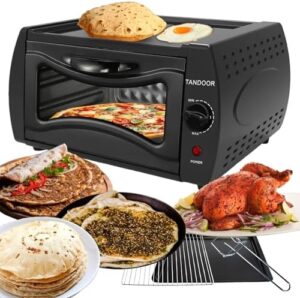 Tandoor Electric Oven – Perfect for Baking Naan, Roti, Manakish, Lahmacun & Tandoori Chicken  