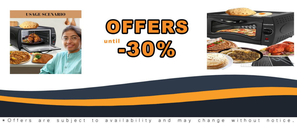 Tandoor Electric Oven – Perfect for Baking Naan, Roti, Manakish, Lahmacun & Tandoori Chicken