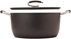 DaTerra Cucina 8 Quart Nonstick Dutch Oven with Lid - Made in Italy, Oven Safe, Induction Friendly