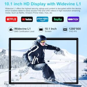 2025 Newest Tablet 10 Inch Android 14 with Keyboard, Mouse, and HD IPS Touchscreen