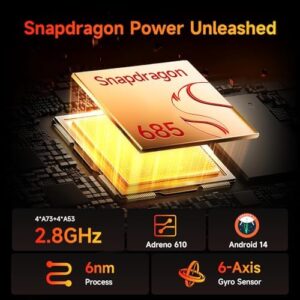 BNCF 8.4-inch Snapdragon 685 Android 14 Tablet with 32MP Camera and FHD Display