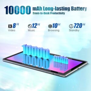 14.1 Inch Android Tablet with 1080P Full HD Display, Android 13, and 5+13MP Cameras