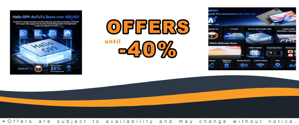 ALLDOCUBE iPlay 60 Pro 11-inch tablet featuring a 90Hz display, 7000mAh battery, and MediaTek Helio G99 chipset