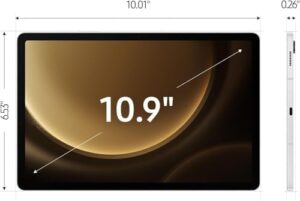 Samsung Galaxy Tab S9 FE 10.9" Tablet with S Pen and Water Resistance  