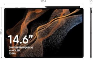 Samsung Galaxy Tab S8 Ultra with Super AMOLED Display and S Pen Stylus