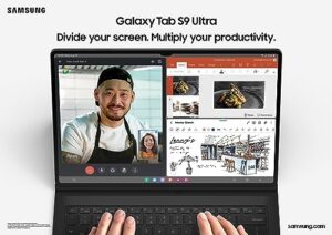 Samsung Galaxy Tab S9 Ultra, Graphite, Snapdragon 8 Gen 2 (Gaming), 14.6" Dynamic AMOLED 2X, 12 GB RAM, Android Tablet, Dex(connectivity), S-Pen, IP68 Rating (CAD Version and Warranty) (Renewed)