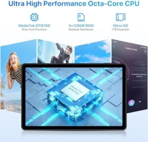 UMIDIGI A11 Tablet with 10.4-inch 2K Display and 8000mAh Battery