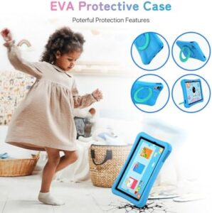 UMIDIGI G5 Tab Kids Tablet in Sea Blue – Parental Control, Dual Camera, Blue Light Protection