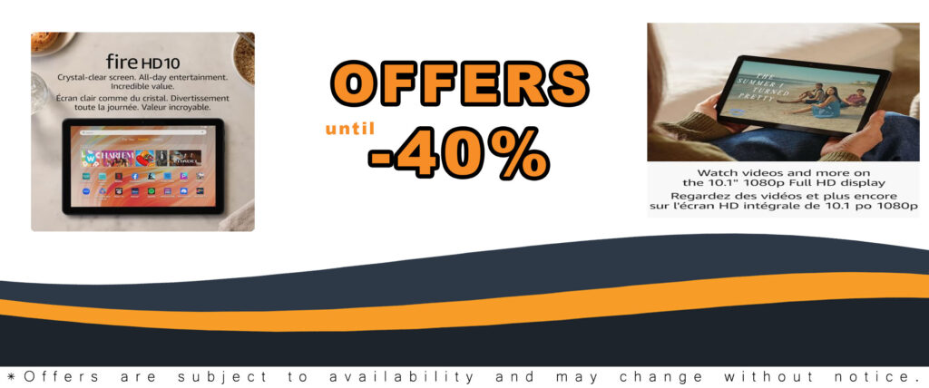 Fire HD 10 Tablet with 10.1" Full HD screen and octa-core processor, black model