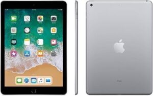 Apple iPad 2018 32GB - WiFi Only - Space Gray (Renewed) on a white background