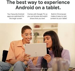 Pixel Tablet with Charging Speaker Dock - 256GB - Hazel - front view with dock