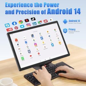 MESWAO 14 Inch Tablet with Android 14, Helio G99 processor, and 12000mAh battery