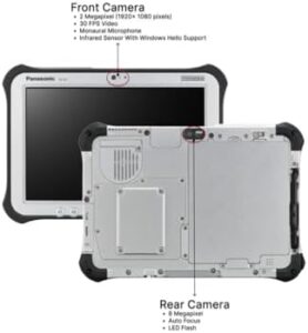 Panasonic Toughbook Toughpad G1 with 10.1-inch touchscreen display and rugged design