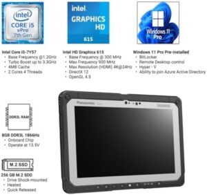 Panasonic Toughbook CF-20 MK2 Rugged Tablet with Touchscreen and Stylus