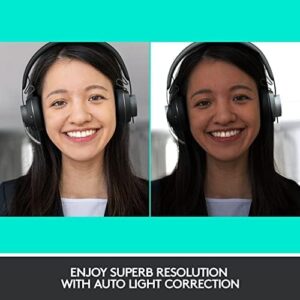 Brio 4K Webcam with Ultra HD Video and Noise-Canceling Mic for Clear Communication