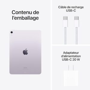 iPad Air 11-inch M2 with Liquid Retina Display and Touch ID in Purple