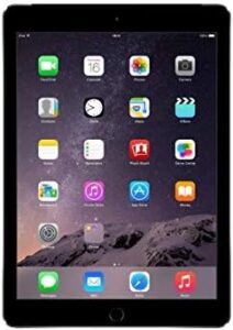 Apple iPad Air 2 Wi-Fi 64GB Space Gray (Renewed) - Front and Back View