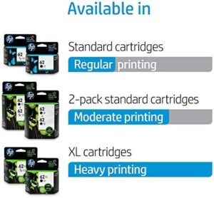 OfficeJet 250 All-in-One Mobile Printer with HP 62XL Black Ink Cartridge