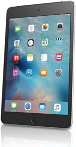 Apple iPad Mini 4 (128GB, Wi-Fi + Cellular, Space Gray) refurbished tablet