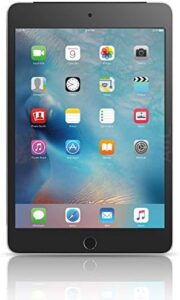 Apple iPad Mini 4 (128GB, Wi-Fi + Cellular, Space Gray) refurbished tablet
