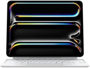 Magic Keyboard for iPad Pro 13‑inch (M4) in White, French (Canada) Layout, Sleek and Premium Design