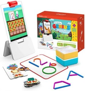 Little Genius Starter Kit for Fire Tablet with Early Math Adventure games for kids ages 3-5  