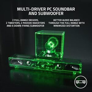 Leviathan V2 Gaming Soundbar with Subwoofer, THX Spatial Audio, and Chroma RGB Lighting