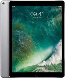 Apple iPad Pro 9.7-inch (128GB, Wi-Fi, Space Gray) 2016 Model - Refurbished front view