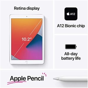 Apple iPad (10.2-inch, Wi-Fi, 32GB) - Space Gray (Renewed) front view