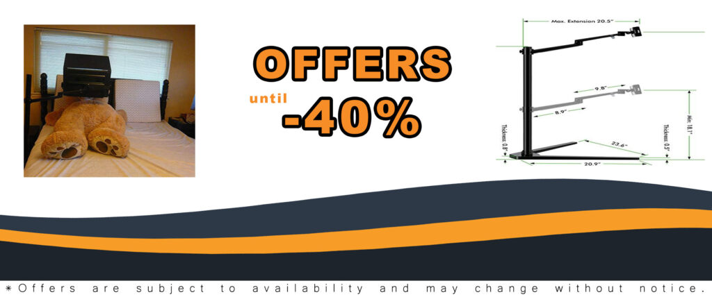 MagicHold 3 in 1 360º Rotating Height Adjusting Laptop Stand for laptops, iPads, and tablets