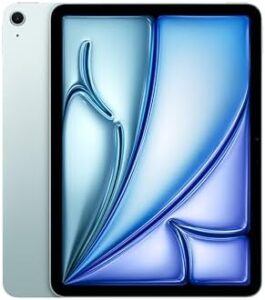 iPad Air 11-inch (M2) Liquid Retina Display, 12MP Cameras, and Touch ID in Blue 