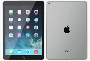 Apple iPad Air 2 MGL12LL/A 9.7 inch Space Gray tablet, Renewed model  