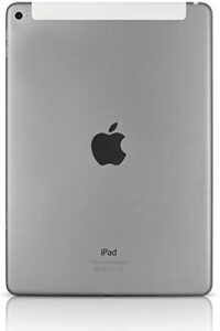 Apple iPad Air 2 (Space Gray, 32GB, WiFi + 4G) Factory Unlocked (Renewed) on a white background