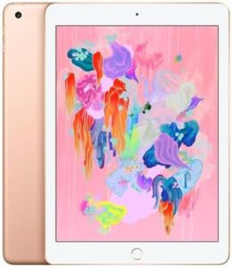 iPad (2018 Latest Model) 32GB Wi-Fi Only Gold, Renewed, with 9.7-inch Retina Display