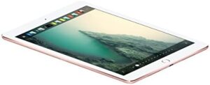 Apple iPad Pro Tablet (256 GB, LTE, 9.7in) Rose Gold (Renewed) - 9.7 inch Retina display