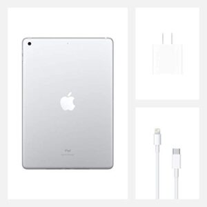 Apple iPad 10.2-inch (8th Gen, 2020) Silver (Renewed) with 128GB storage and Wi-Fi