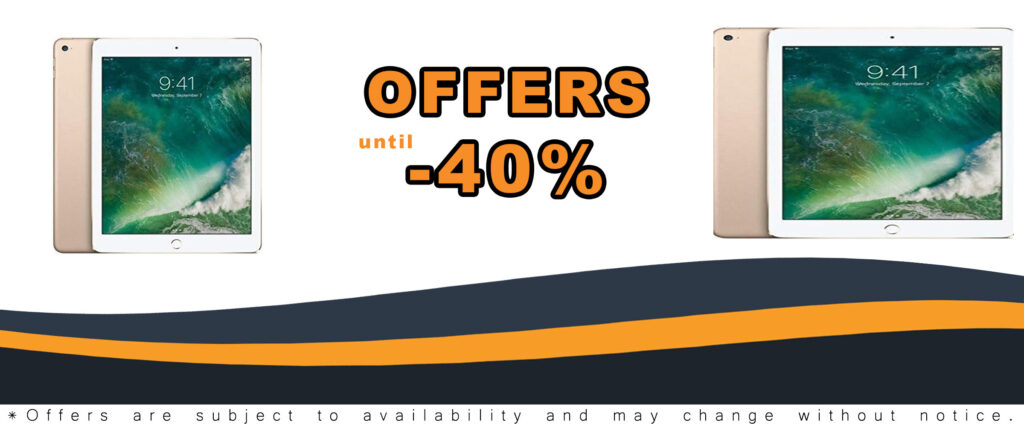 Apple iPad Air 2 9.7-inch Tablet in Gold, Refurbished with 128GB storage and 1-Year Warranty