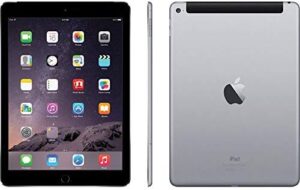Apple iPad Air 2 16GB 4G Wi-Fi Space Gray Renewed Front View