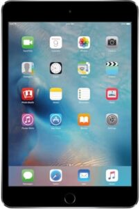 Apple iPad Mini 4 64GB (Wi-Fi) 7.9-inch iOS Tablet in Space Gray with a refurbished design