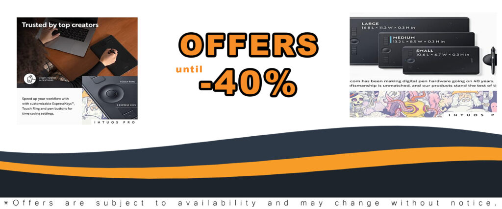 PTH660 Intuos Pro Digital Graphic Drawing Tablet for Mac or PC, Medium, Black - Features and Benefits