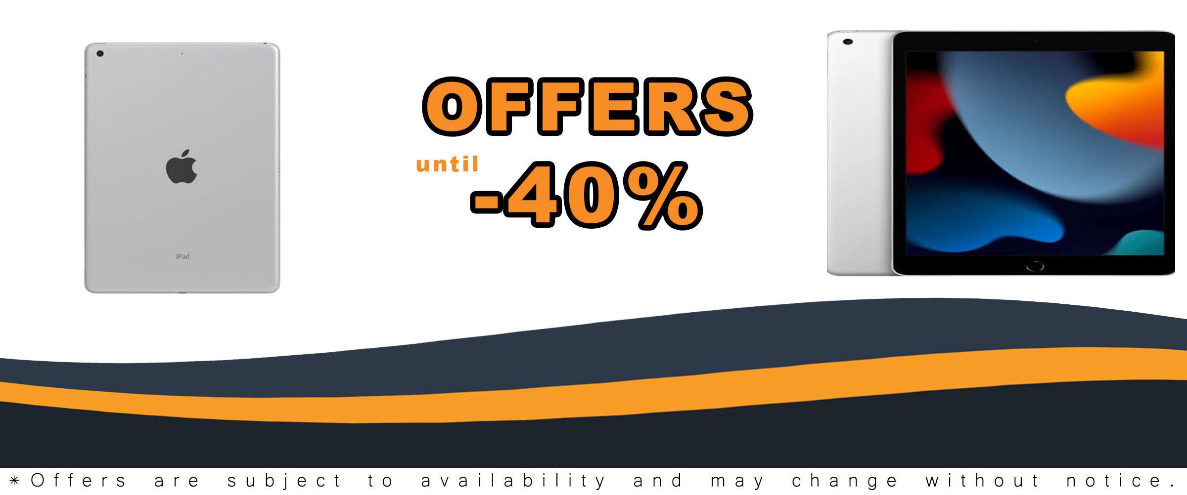 2021 Apple iPad (10.2-inch, Wi-Fi + Cellular, 256GB) - Silver (Renewed) - Front view with vibrant display