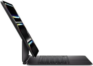 Magic Keyboard for iPad Pro 13‑inch (M4) in Black with backlit keys and trackpad