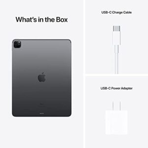 2021 Apple 12.9-inch iPad Pro in Space Gray with stunning display and powerful performance  