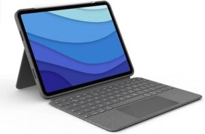 Combo Touch iPad Pro 11-inch Keyboard Case with backlit keyboard and trackpad in Oxford Grey