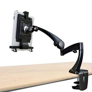 Ergotron Neo-Flex Single Tablet Arm VESA Desk Mount for Tablets – Adjustable, Durable, Black