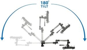 Mount-It! Car Laptop Mount with Full Motion Tray, Extendable Arms, and Lockable Arm for Commercial Vehicles