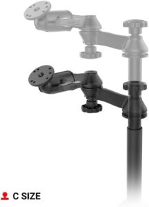 RAM Mounts No-Drill Mount for RAM 2500-5500, tablet and laptop holder installation