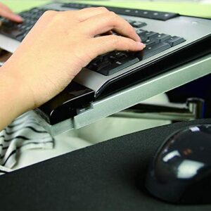 Laptop Mouse Stand Mount Workstation with 360° adjustability for ergonomic comfort  